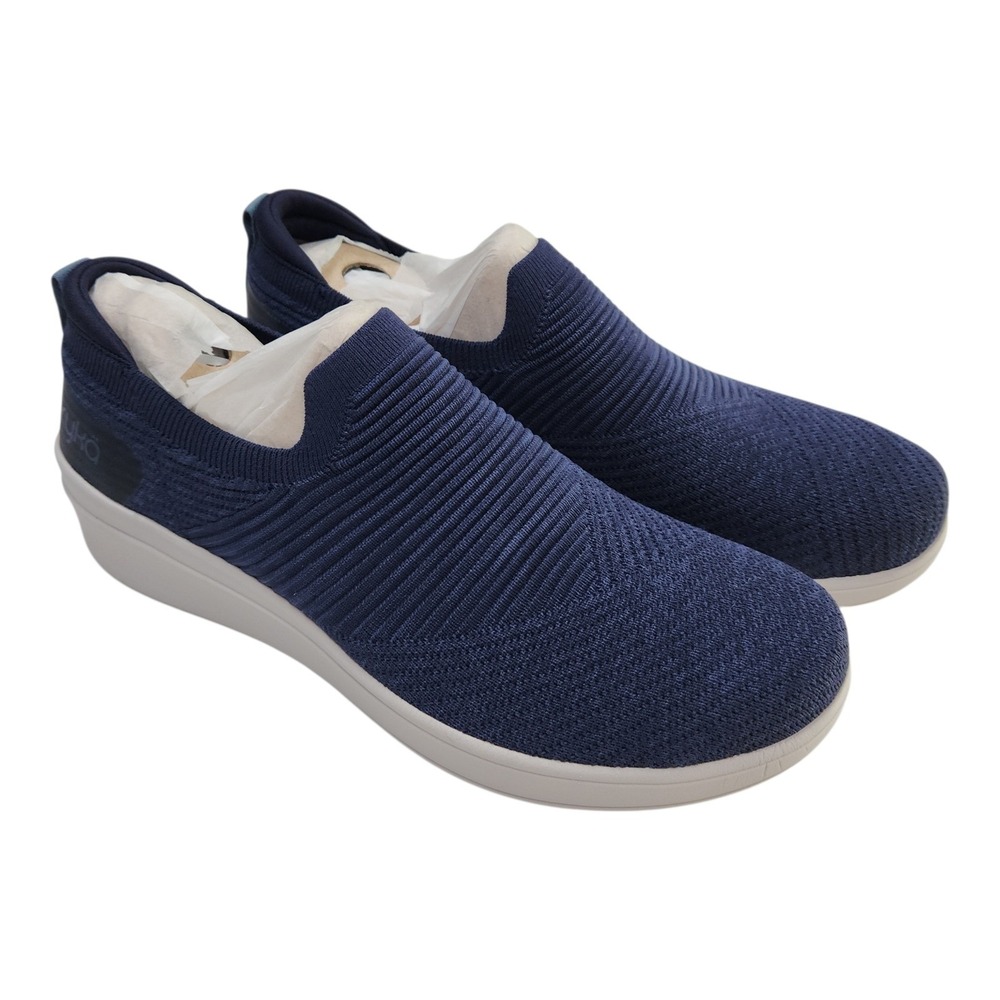 NEW Ryka Limitless Slip On Sneakers Shoes Knit Sz 10‎ Academy Blue A656089
